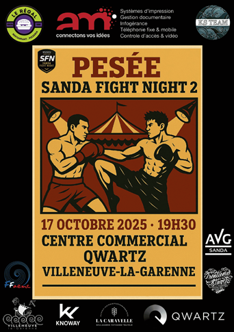 Pesée Sanda Fight Night 2